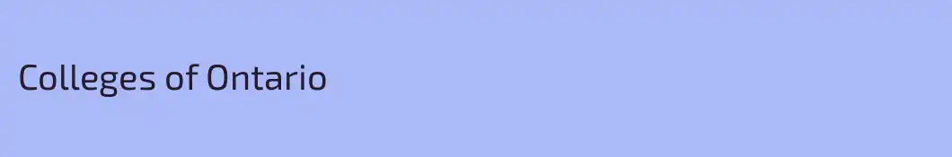 Colleges of Ontario